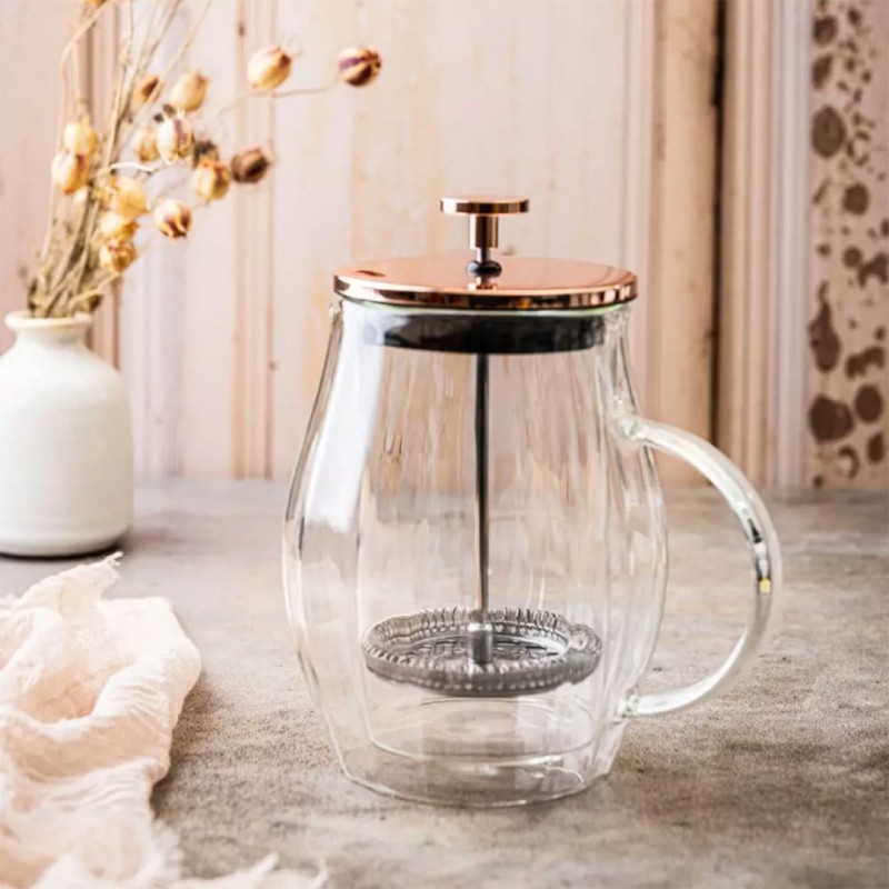 Zaparzacz tłokowy do kawy herbaty termiczny 600ml KLAUSBERG French press