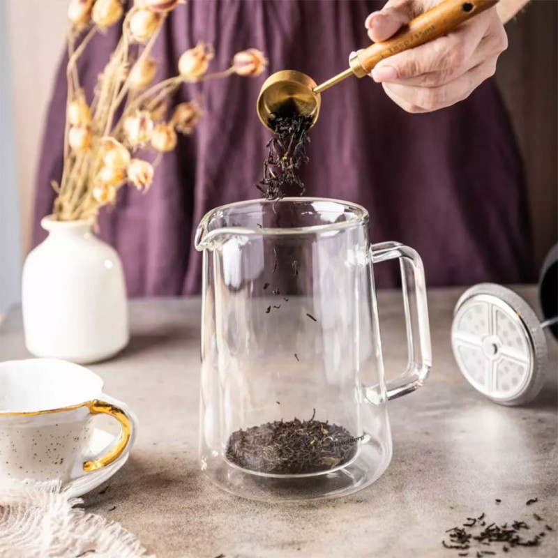 Zaparzacz tłokowy do kawy herbaty termiczny 600ml KLAUSBERG French press
