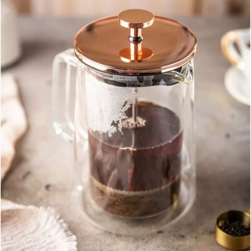 Zaparzacz tłokowy do kawy herbaty termiczny 600ml KLAUSBERG French press