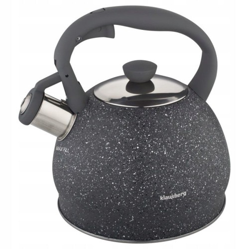Czajnik z gwizdkiem 2L KLAUSBERG MARBLE marmurek