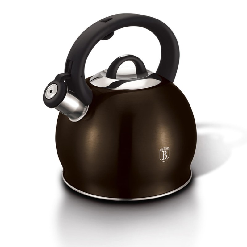 Czajnik z gwizdkiem 3L BERLINGER HAUS SHINY BLACK