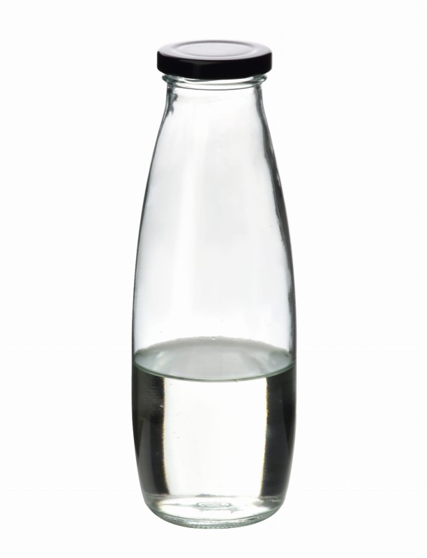 Butelka szklana z zakrętką 500ml HOLLIE CLEAR