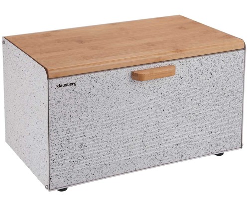 Chlebak dwustronny KLAUSBERG biały marmurkowy