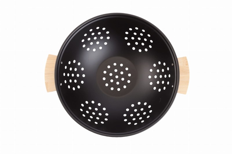 Durszlak 24xH10cm z bambusowymi rączkami MODERN KITCHEN