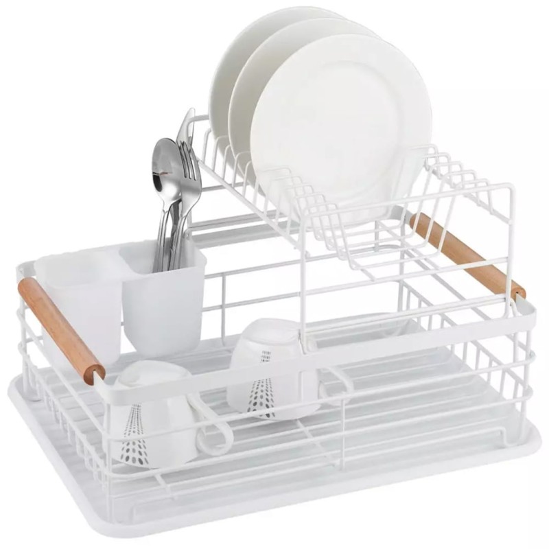 Suszarka ociekacz do naczyń 43x32 cm KINGHOFF biała