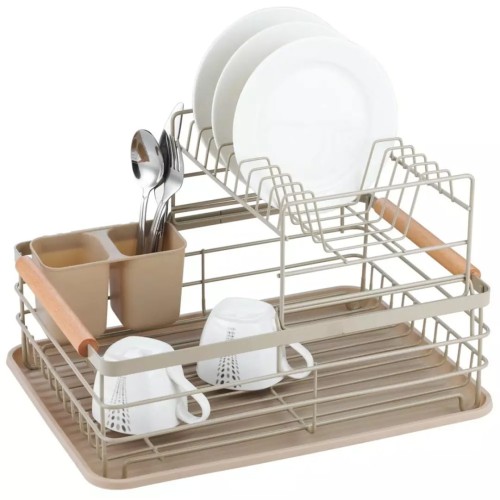 Suszarka ociekacz do naczyń 43x32 cm KINGHOFF beżowa