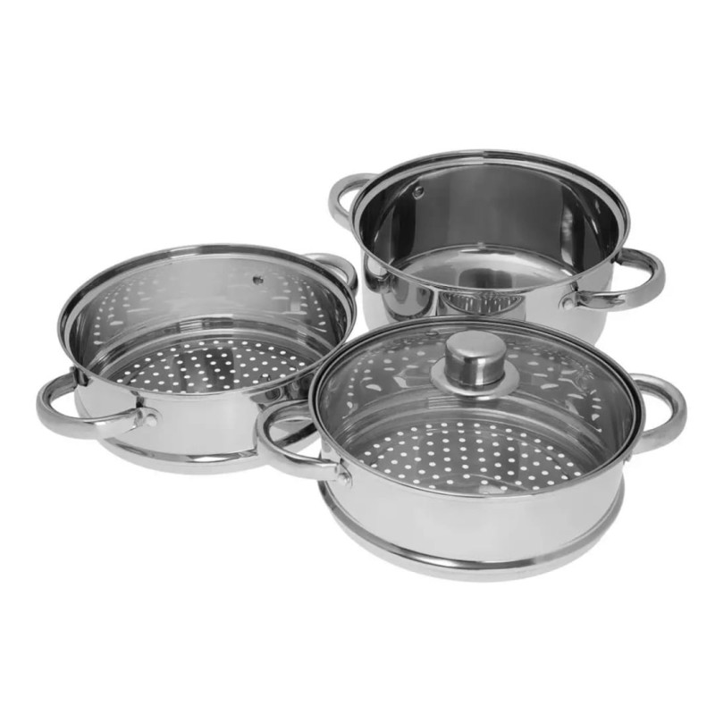 Garnek do gotowania na parze KINGHOFF 4 elementy 22cm