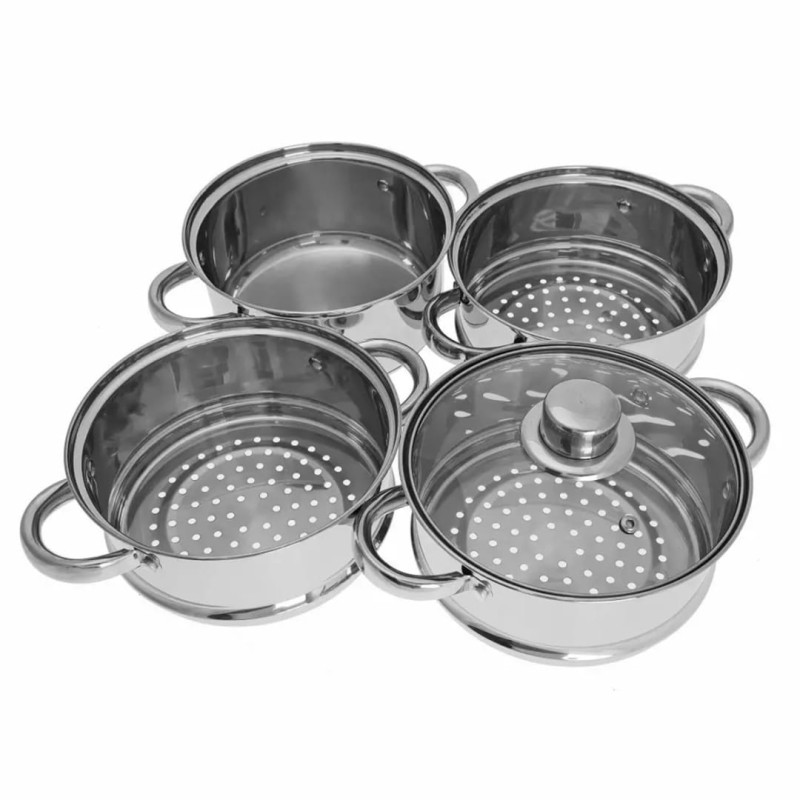 Garnek do gotowania na parze KINGHOFF 5 elementów 18cm