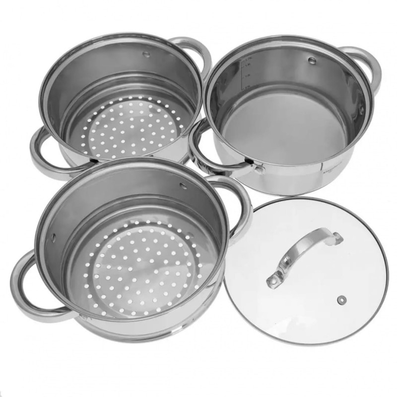 Garnek do gotowania na parze KLAUSBERG 4 elementy 18cm
