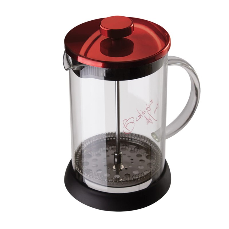 Zaparzacz tłokowy do kawy herbaty 600ml szklany BERLINGER HAUS BURGUNDY LINE