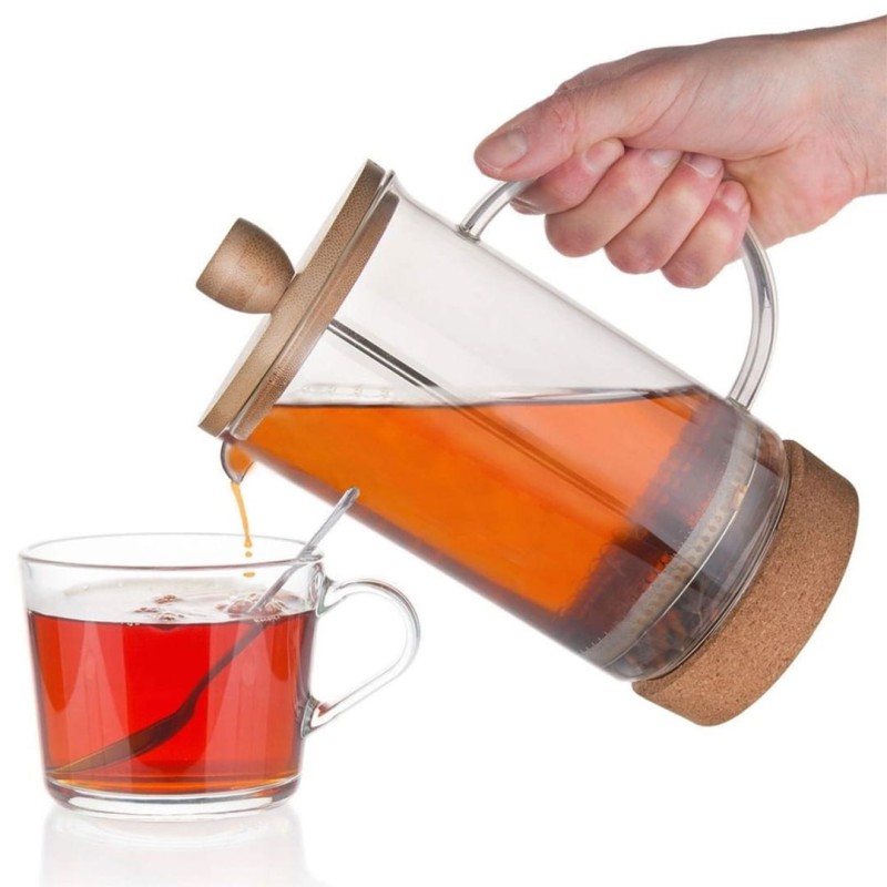 Zaparzacz tłokowy dzbanek do kawy herbaty 750ml ORION szklany