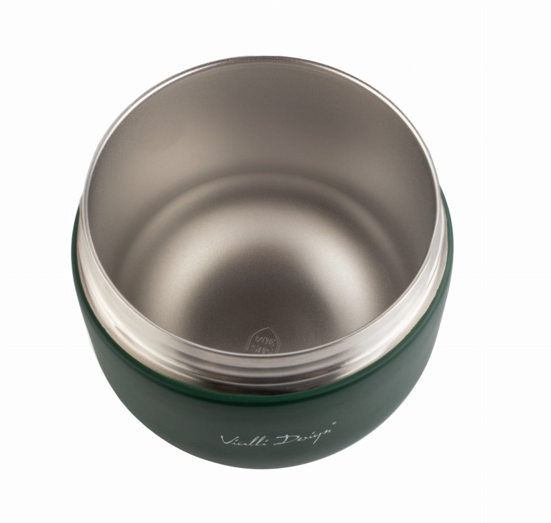 Termos z pojemnikiem i łyżką Fuori 680 ml zielony