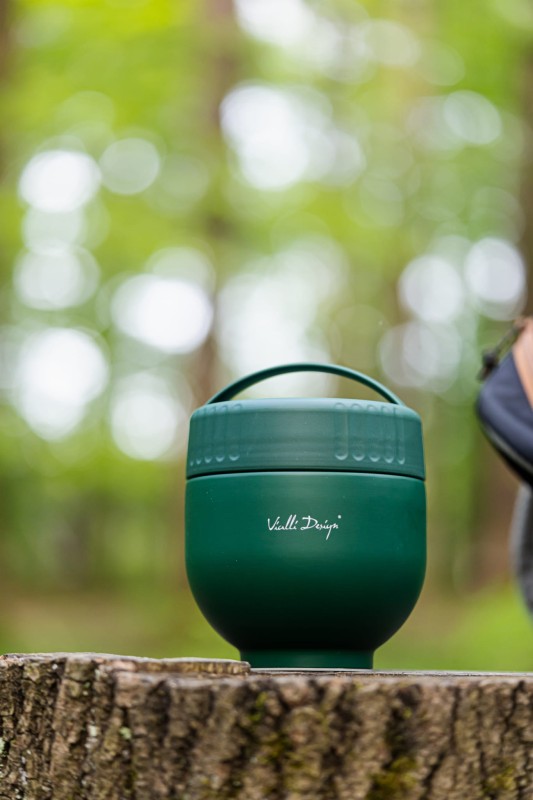 Termos z pojemnikiem i łyżką Fuori 680 ml zielony