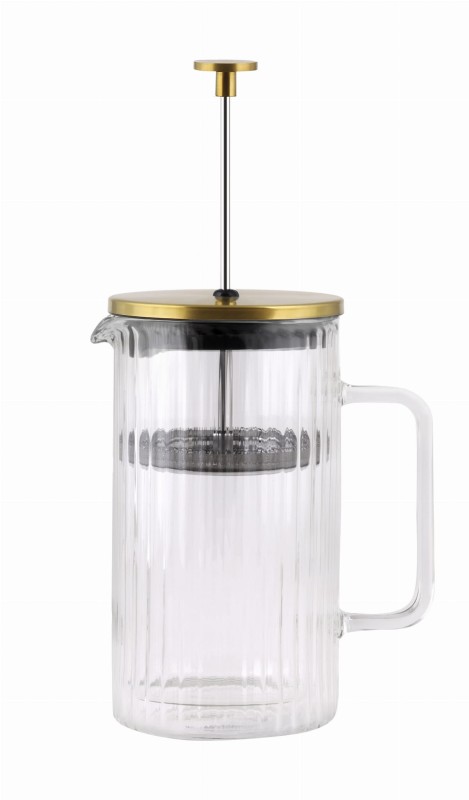 Zaparzacz do kawy i herbaty z podwójną ścianką 1000 ml Tulip złoty mat