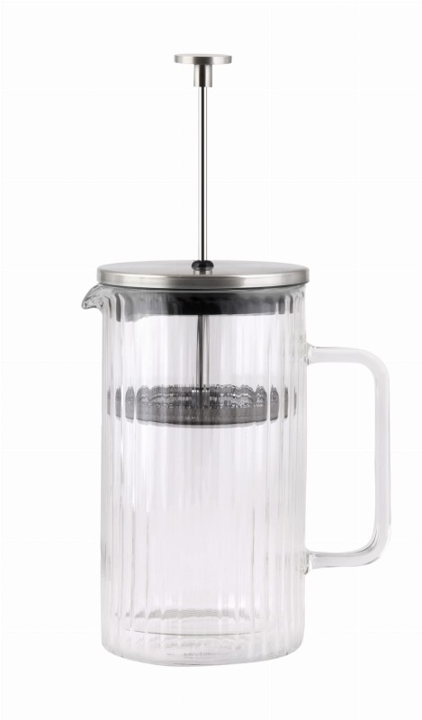 Zaparzacz do kawy i herbaty z podwójną ścianką 1000 ml Tulip srebrny mat