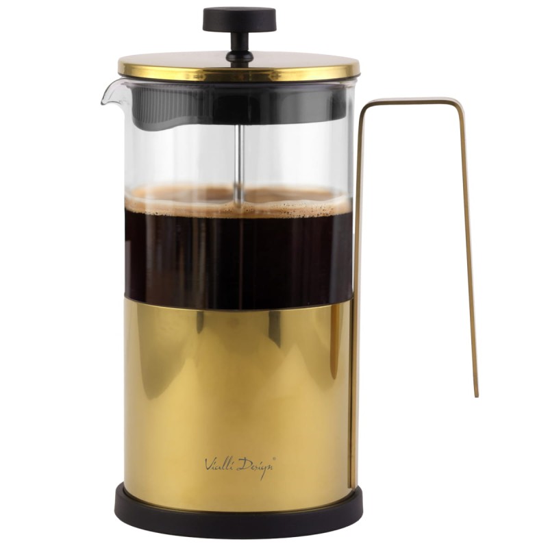 Zaparzacz do kawy i herbaty 1000 ml Diamante złoty