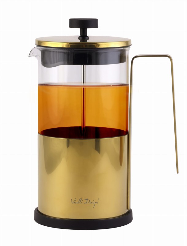 Zaparzacz do kawy i herbaty 1000 ml Diamante złoty