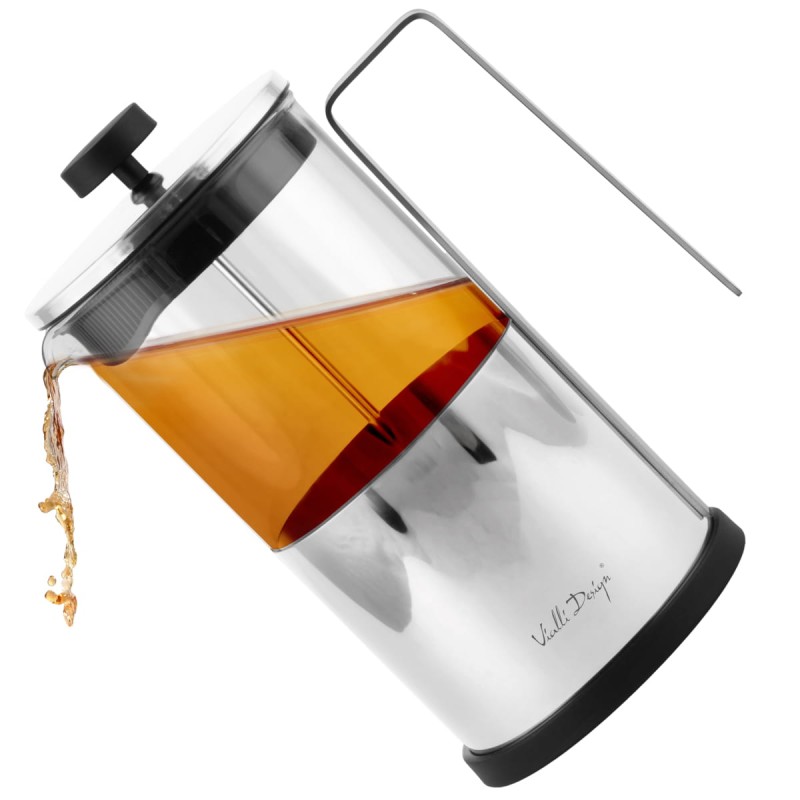 Zaparzacz do kawy i herbaty 1000 ml Diamante srebrny