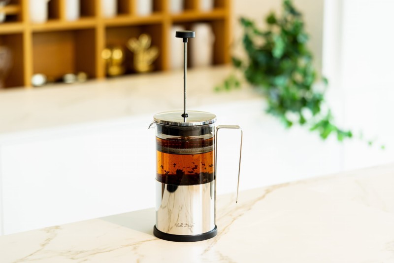 Zaparzacz do kawy i herbaty 1000 ml Diamante srebrny
