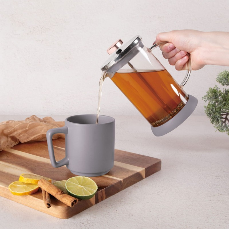 Zaparzacz tłokowy do kawy herbaty 800ml BERLINGER HAUS TAUPE