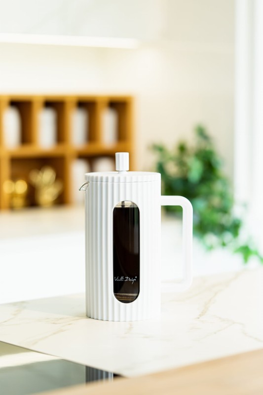 Zaparzacz do kawy i herbaty 1000 ml Livio biały