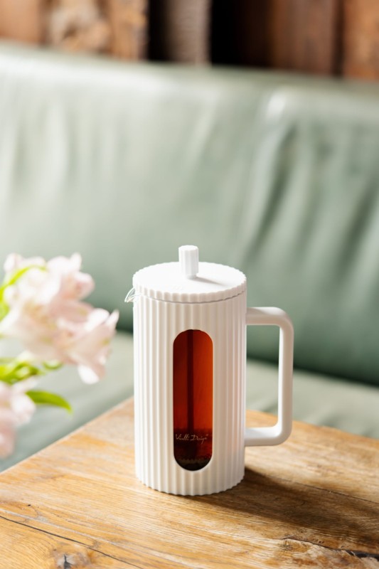 Zaparzacz do kawy i herbaty 1000 ml Livio biały