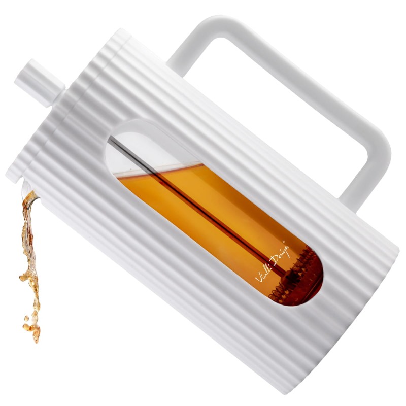 Zaparzacz do kawy i herbaty 1000 ml Livio biały