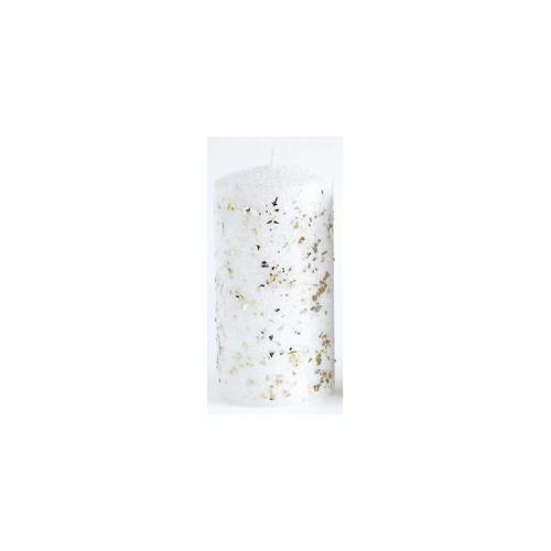 Świeca GLAMOUR NEW Walec duży 7xh17,5cm parafinowa biała