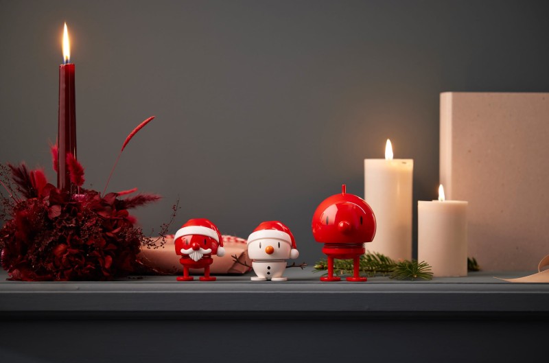 Figurka Hoptimist Santa Claus S czerwony