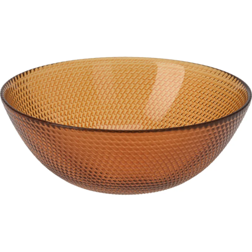 Misa szklana 15cm bursztynowa