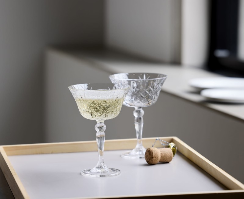 Kieliszki do szampana kryształ Melodia 260 ml 4 sztuki Lyngby Glas