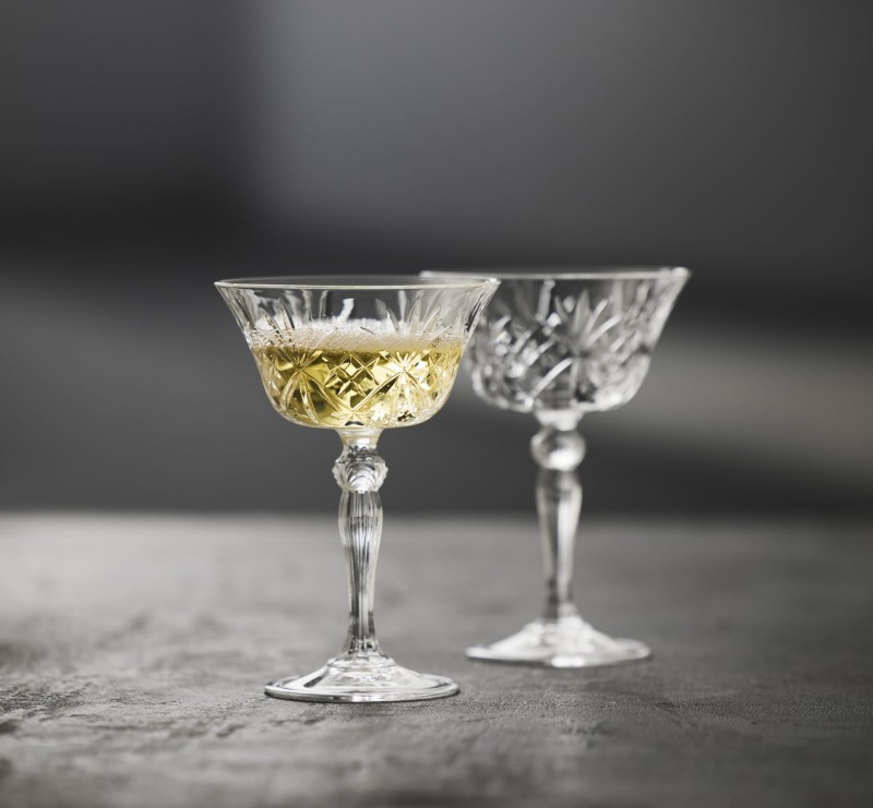 Kieliszki do szampana kryształ Melodia 260 ml 4 sztuki Lyngby Glas
