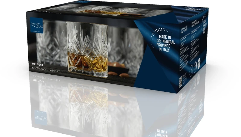 Szklanki do whisky kryształ Melodia 310 ml 6 sztuk Lyngby Glas
