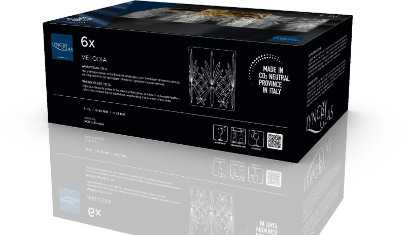 Szklanki do whisky kryształ Melodia 310 ml 6 sztuk Lyngby Glas
