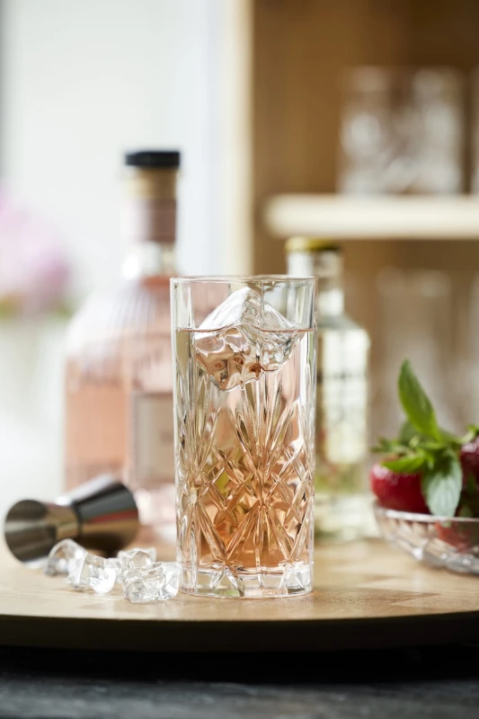 Szklanki wysokie kryształ Melodia 360 ml 6 sztuk Lyngby Glas