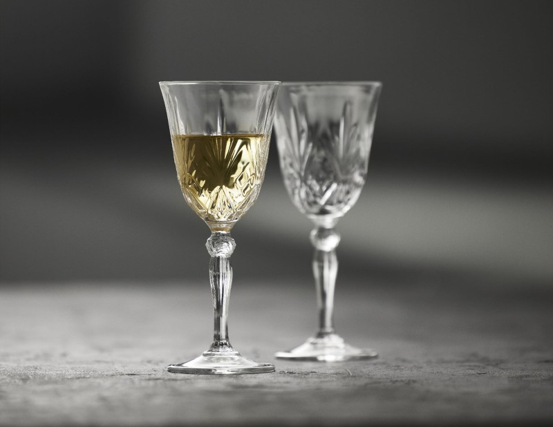 Kieliszki do białego wina kryształ Melodia 210 ml  4 sztuki Lyngby Glas