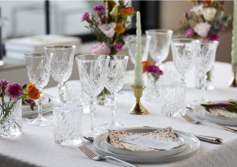 Kieliszki do czerwonego wina kryształ Melodia 270 ml 4 sztuki Lyngby Glas