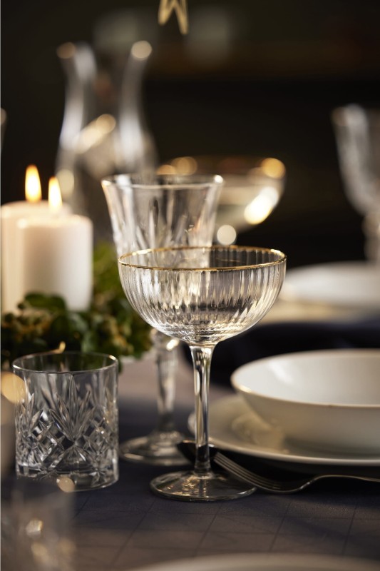 Kieliszki do czerwonego wina kryształ Melodia 270 ml 4 sztuki Lyngby Glas