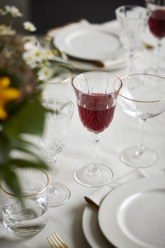 Kieliszki do czerwonego wina kryształ Melodia 270 ml 4 sztuki Lyngby Glas