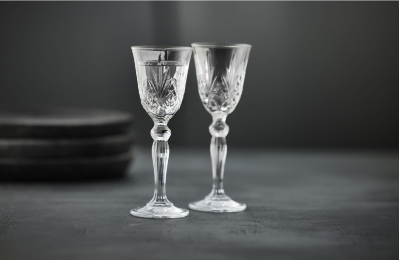 Kieliszki kryształ Melodia 50 ml 4 sztuki Lyngby Glas