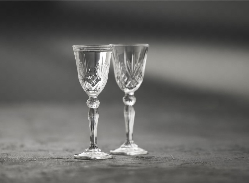 Kieliszki kryształ Melodia 50 ml 4 sztuki Lyngby Glas