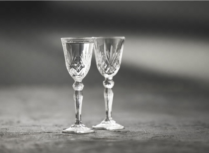 Kieliszki kryształ Melodia 50 ml 4 sztuki Lyngby Glas