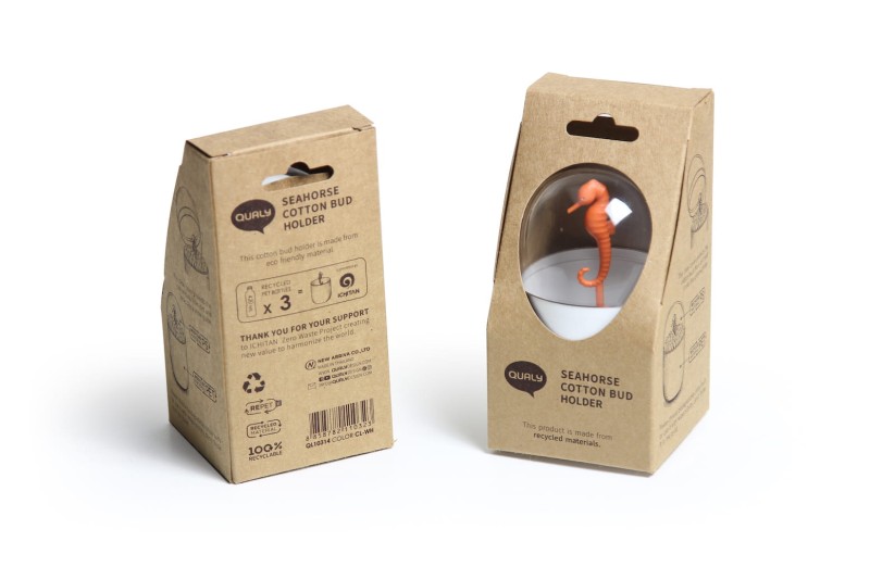 Pojemnik na patyczki do uszu Seashore biały