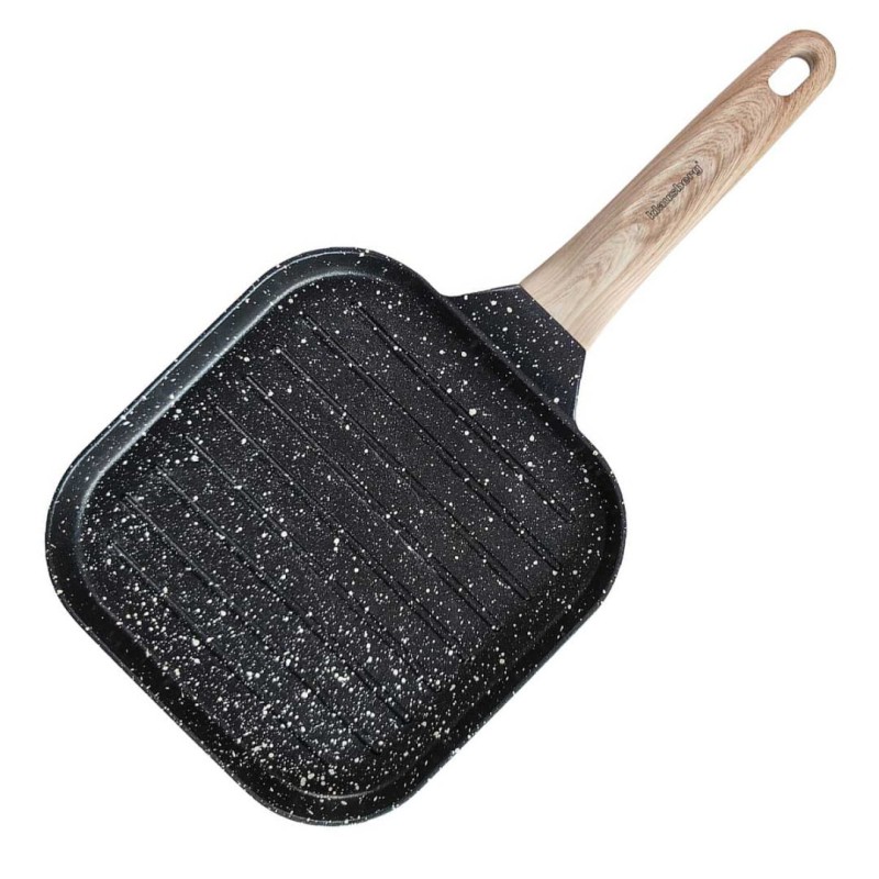 Mini patelnia grillowa 18,5x18,5 cmKLAUSBERG grafitowa