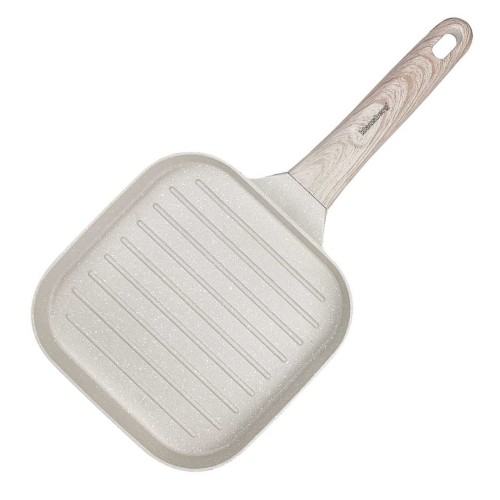 Mini patelnia grillowa 18,5x18,5 cm KLAUSBERG kremowa