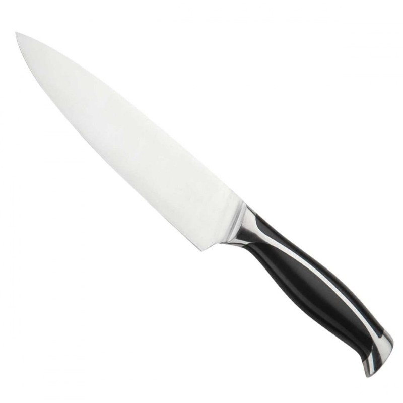 Nóż szefa kuchni stalowy 22 cm KINGHOFF czarny