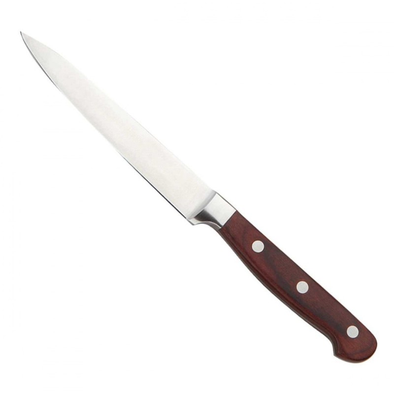 Nóż uniwersalny stalowy 12 cm KINGHOFF brązowy