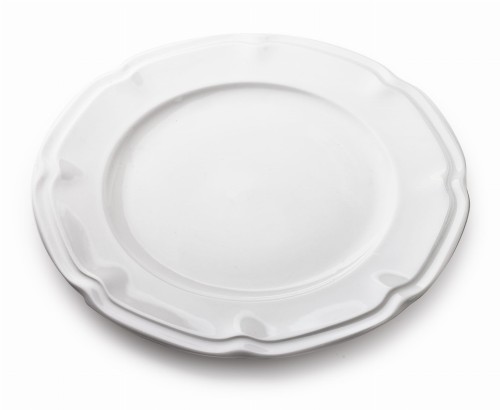 Talerz obiadowy płaski 26cm HELLA biały