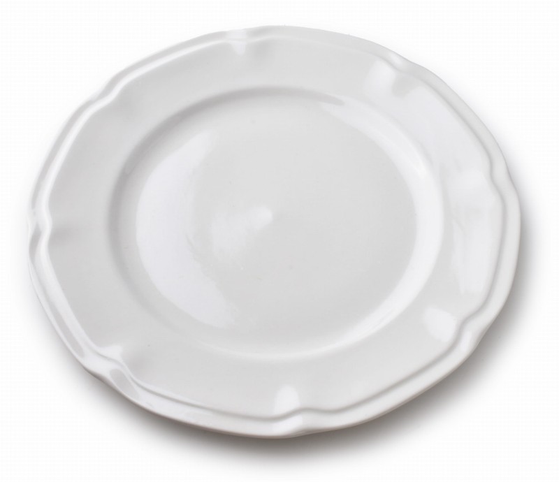 Talerz obiadowy płaski 26cm HELLA biały