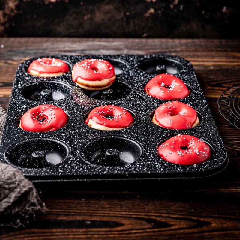 Forma blacha do pieczenia  pączków donut 12 gniazd KLAUSBERG